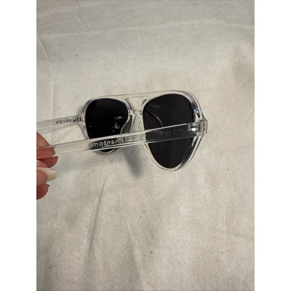 Neven Eyewear - Lucid - Gray Polarized Sunglasses Vice Phantoms Clear Plastic - Picture 4 of 8